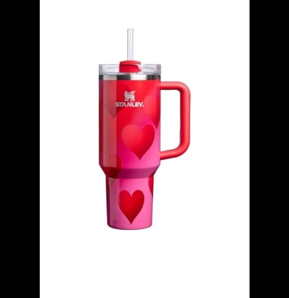 Stanley 40 oz Stainless Steel H2.0 FlowstateQuencher Tumbler Gradient Powder RED - Picture 2 of 2